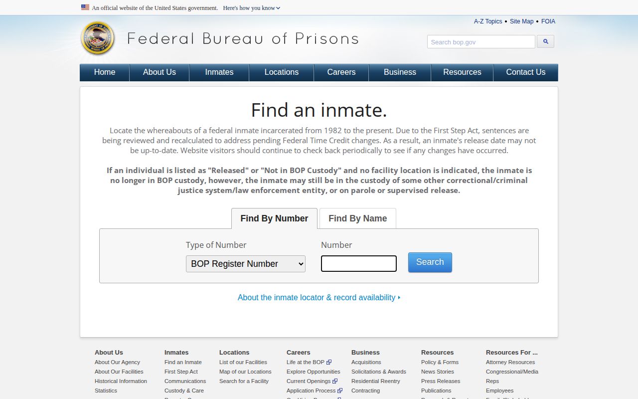 Federal custody search beyond Fayette County arrests